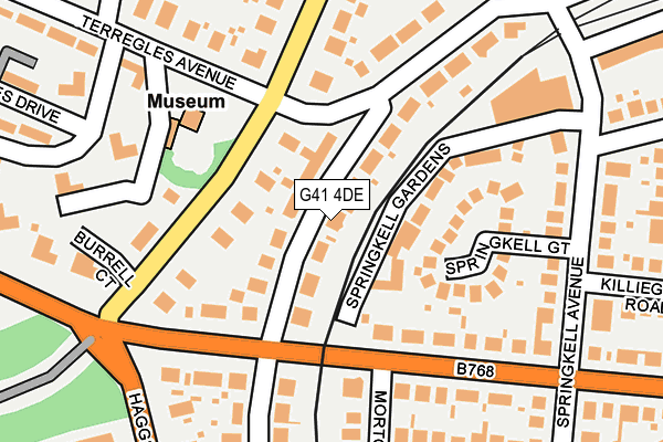 G41 4DE map - OS OpenMap – Local (Ordnance Survey) G41 4DE map - OS OpenMap – Local (Ordnance Survey)