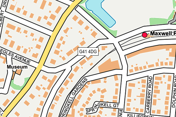 G41 4DG map - OS OpenMap – Local (Ordnance Survey) G41 4DG map - OS OpenMap – Local (Ordnance Survey)
