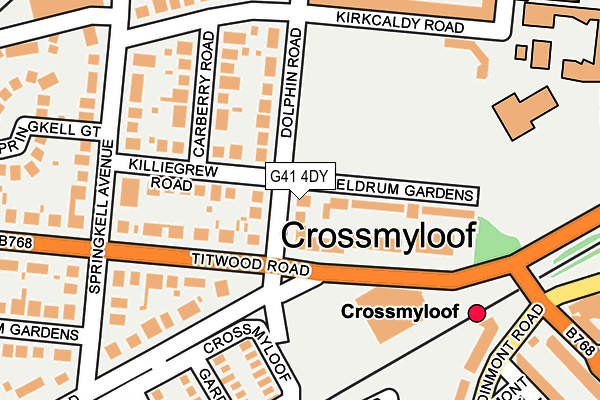 G41 4DY map - OS OpenMap – Local (Ordnance Survey) G41 4DY map - OS OpenMap – Local (Ordnance Survey)