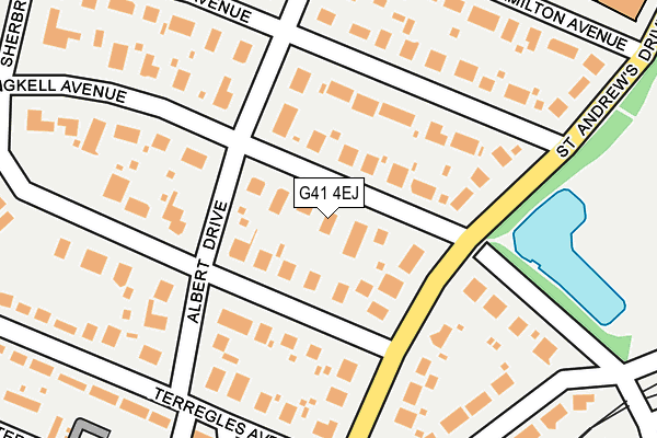 G41 4EJ map - OS OpenMap – Local (Ordnance Survey) G41 4EJ map - OS OpenMap – Local (Ordnance Survey)