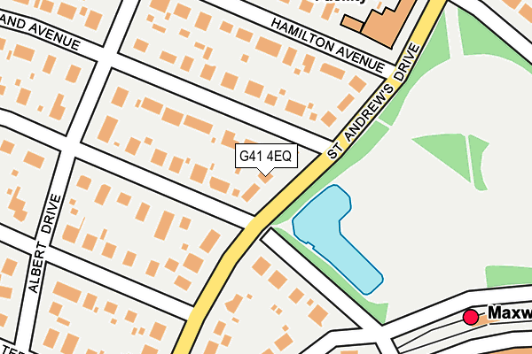 G41 4EQ map - OS OpenMap – Local (Ordnance Survey) G41 4EQ map - OS OpenMap – Local (Ordnance Survey)