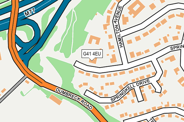 G41 4EU map - OS OpenMap – Local (Ordnance Survey) G41 4EU map - OS OpenMap – Local (Ordnance Survey)