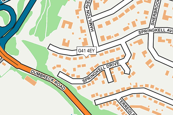 G41 4EY map - OS OpenMap – Local (Ordnance Survey) G41 4EY map - OS OpenMap – Local (Ordnance Survey)