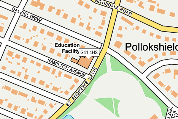 G41 4HS map - OS OpenMap – Local (Ordnance Survey) G41 4HS map - OS OpenMap – Local (Ordnance Survey)