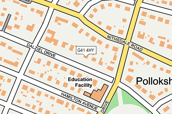 G41 4HY map - OS OpenMap – Local (Ordnance Survey) G41 4HY map - OS OpenMap – Local (Ordnance Survey)