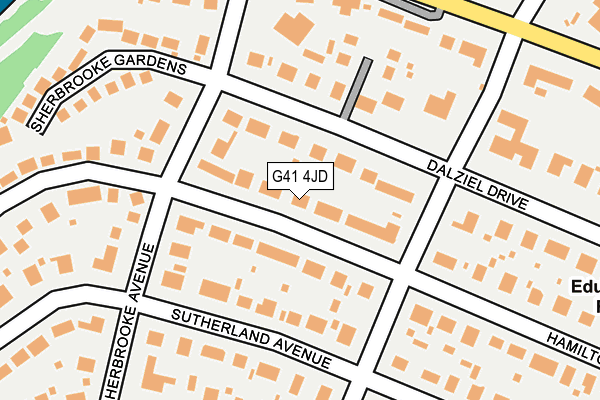 G41 4JD map - OS OpenMap – Local (Ordnance Survey) G41 4JD map - OS OpenMap – Local (Ordnance Survey)