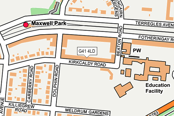 G41 4LD map - OS OpenMap – Local (Ordnance Survey) G41 4LD map - OS OpenMap – Local (Ordnance Survey)