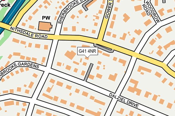 G41 4NR map - OS OpenMap – Local (Ordnance Survey) G41 4NR map - OS OpenMap – Local (Ordnance Survey)