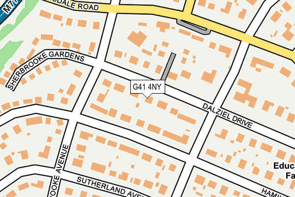 G41 4NY map - OS OpenMap – Local (Ordnance Survey) G41 4NY map - OS OpenMap – Local (Ordnance Survey)