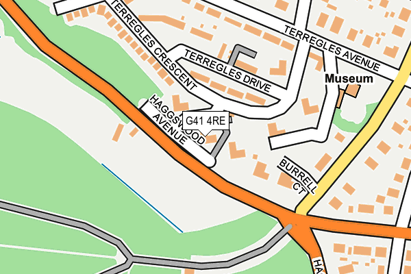 G41 4RE map - OS OpenMap – Local (Ordnance Survey) G41 4RE map - OS OpenMap – Local (Ordnance Survey)