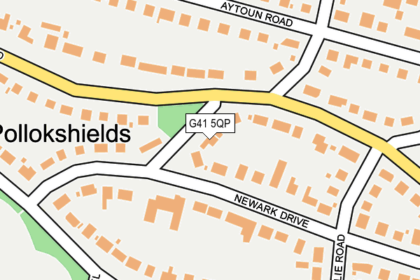 G41 5QP map - OS OpenMap – Local (Ordnance Survey) G41 5QP map - OS OpenMap – Local (Ordnance Survey)
