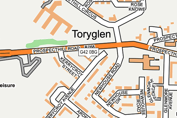 G42 0BG map - OS OpenMap – Local (Ordnance Survey) G42 0BG map - OS OpenMap – Local (Ordnance Survey)