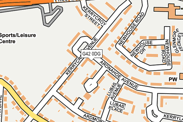 G42 0DG map - OS OpenMap – Local (Ordnance Survey) G42 0DG map - OS OpenMap – Local (Ordnance Survey)