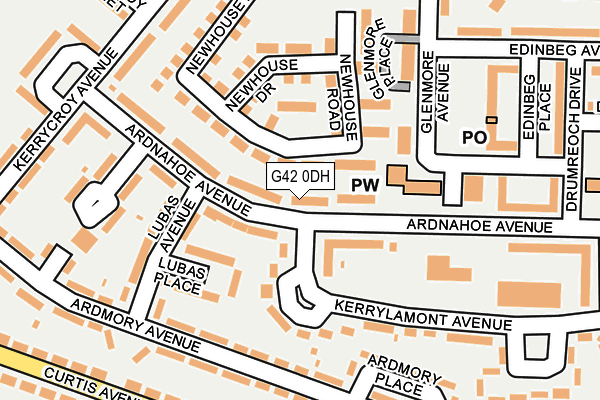 G42 0DH map - OS OpenMap – Local (Ordnance Survey) G42 0DH map - OS OpenMap – Local (Ordnance Survey)