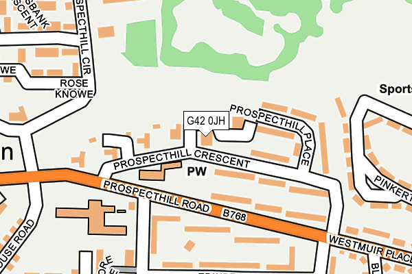G42 0JH map - OS OpenMap – Local (Ordnance Survey) G42 0JH map - OS OpenMap – Local (Ordnance Survey)