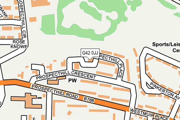 G42 0JJ map - OS OpenMap – Local (Ordnance Survey) G42 0JJ map - OS OpenMap – Local (Ordnance Survey)