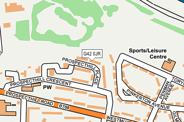 G42 0JR map - OS OpenMap – Local (Ordnance Survey) G42 0JR map - OS OpenMap – Local (Ordnance Survey)