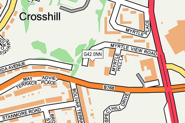 G42 0NN map - OS OpenMap – Local (Ordnance Survey) G42 0NN map - OS OpenMap – Local (Ordnance Survey)