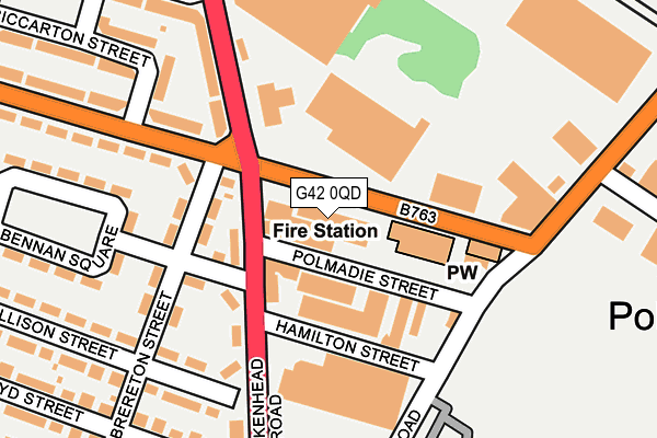 G42 0QD map - OS OpenMap – Local (Ordnance Survey) G42 0QD map - OS OpenMap – Local (Ordnance Survey)