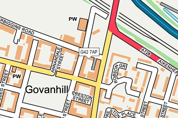 G42 7AP map - OS OpenMap – Local (Ordnance Survey) G42 7AP map - OS OpenMap – Local (Ordnance Survey)