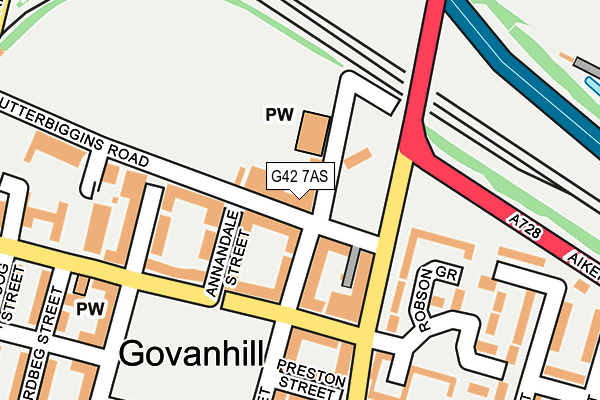 G42 7AS map - OS OpenMap – Local (Ordnance Survey) G42 7AS map - OS OpenMap – Local (Ordnance Survey)