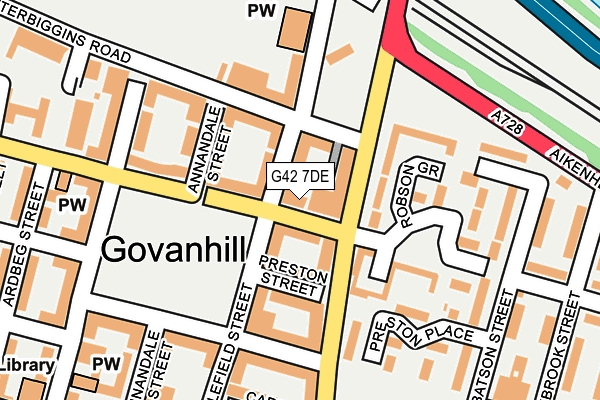 G42 7DE map - OS OpenMap – Local (Ordnance Survey) G42 7DE map - OS OpenMap – Local (Ordnance Survey)