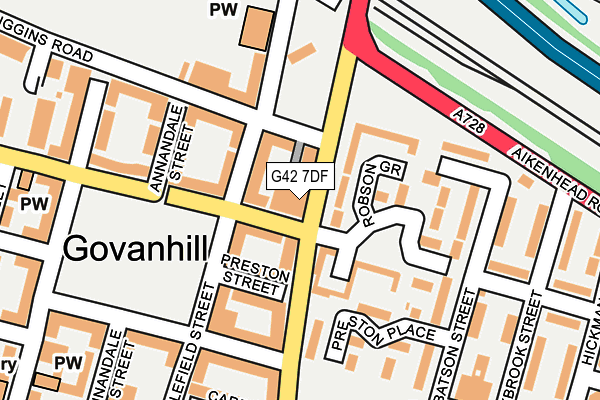 G42 7DF map - OS OpenMap – Local (Ordnance Survey) G42 7DF map - OS OpenMap – Local (Ordnance Survey)