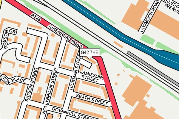 G42 7HE map - OS OpenMap – Local (Ordnance Survey) G42 7HE map - OS OpenMap – Local (Ordnance Survey)