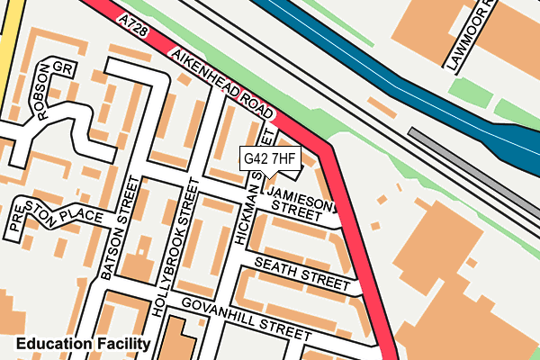 G42 7HF map - OS OpenMap – Local (Ordnance Survey) G42 7HF map - OS OpenMap – Local (Ordnance Survey)