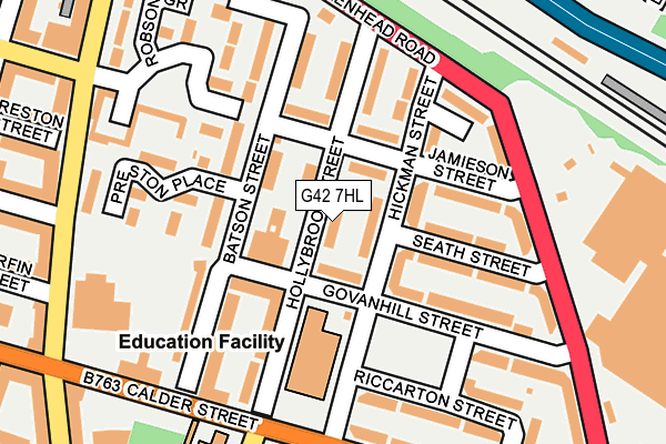G42 7HL map - OS OpenMap – Local (Ordnance Survey) G42 7HL map - OS OpenMap – Local (Ordnance Survey)