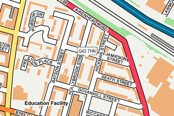 G42 7HN map - OS OpenMap – Local (Ordnance Survey)