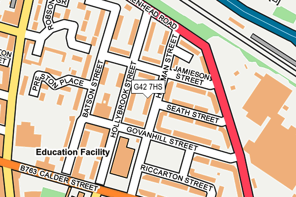 G42 7HS map - OS OpenMap – Local (Ordnance Survey) G42 7HS map - OS OpenMap – Local (Ordnance Survey)