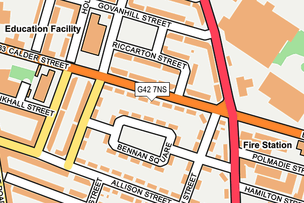 G42 7NS map - OS OpenMap – Local (Ordnance Survey) G42 7NS map - OS OpenMap – Local (Ordnance Survey)