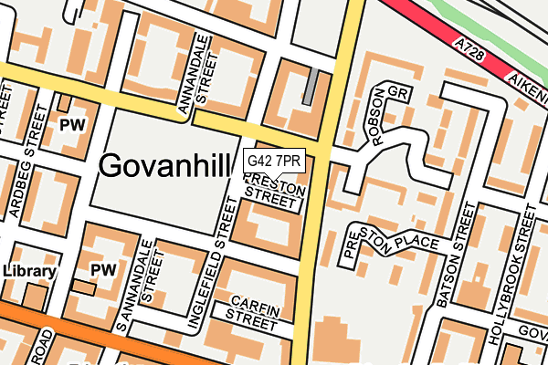G42 7PR map - OS OpenMap – Local (Ordnance Survey) G42 7PR map - OS OpenMap – Local (Ordnance Survey)