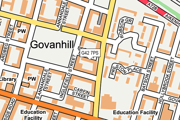 G42 7PS map - OS OpenMap – Local (Ordnance Survey) G42 7PS map - OS OpenMap – Local (Ordnance Survey)