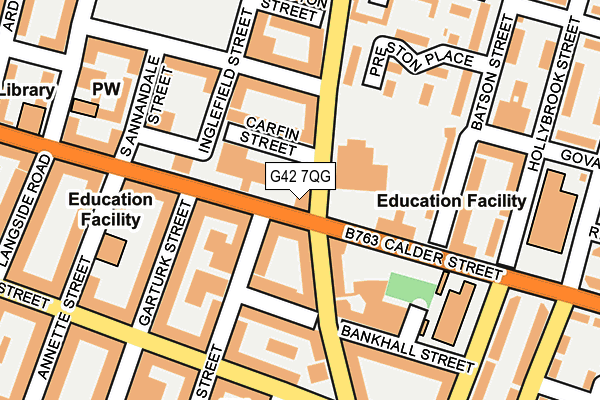 G42 7QG map - OS OpenMap – Local (Ordnance Survey) G42 7QG map - OS OpenMap – Local (Ordnance Survey)