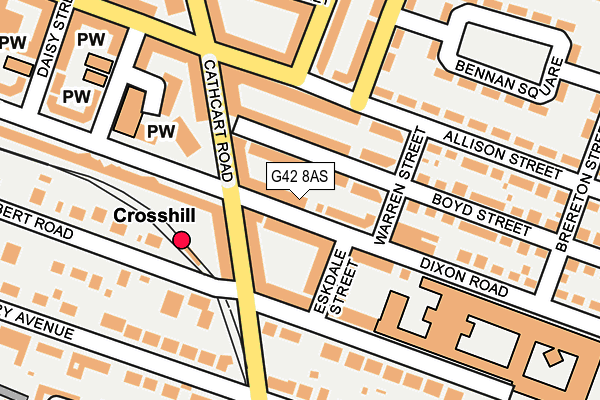 G42 8AS map - OS OpenMap – Local (Ordnance Survey) G42 8AS map - OS OpenMap – Local (Ordnance Survey)