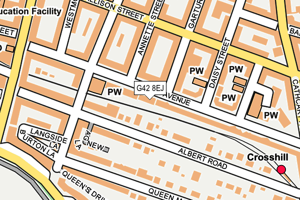 G42 8EJ map - OS OpenMap – Local (Ordnance Survey) G42 8EJ map - OS OpenMap – Local (Ordnance Survey)