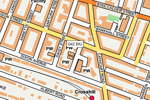 G42 8HJ map - OS OpenMap – Local (Ordnance Survey) G42 8HJ map - OS OpenMap – Local (Ordnance Survey)
