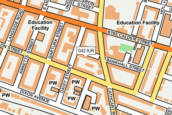 G42 8JR map - OS OpenMap – Local (Ordnance Survey) G42 8JR map - OS OpenMap – Local (Ordnance Survey)