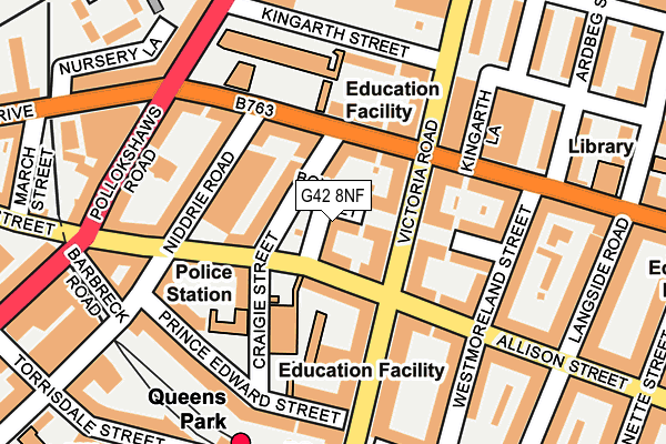 G42 8NF map - OS OpenMap – Local (Ordnance Survey) G42 8NF map - OS OpenMap – Local (Ordnance Survey)