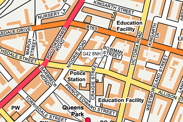 G42 8NH map - OS OpenMap – Local (Ordnance Survey) G42 8NH map - OS OpenMap – Local (Ordnance Survey)