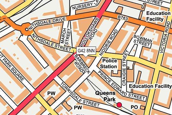 G42 8NN map - OS OpenMap – Local (Ordnance Survey) G42 8NN map - OS OpenMap – Local (Ordnance Survey)