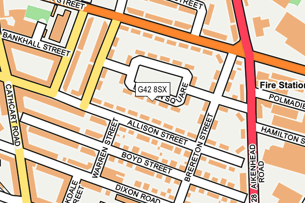 G42 8SX map - OS OpenMap – Local (Ordnance Survey) G42 8SX map - OS OpenMap – Local (Ordnance Survey)