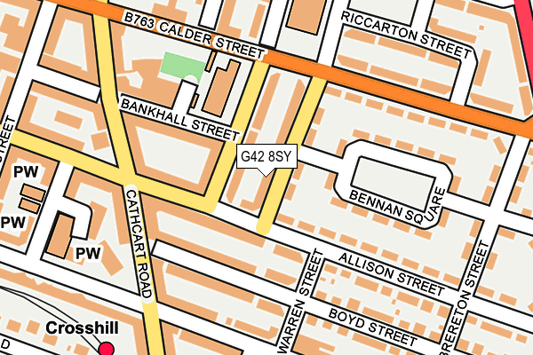 G42 8SY map - OS OpenMap – Local (Ordnance Survey) G42 8SY map - OS OpenMap – Local (Ordnance Survey)