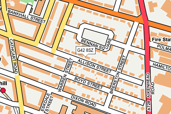 G42 8SZ map - OS OpenMap – Local (Ordnance Survey) G42 8SZ map - OS OpenMap – Local (Ordnance Survey)