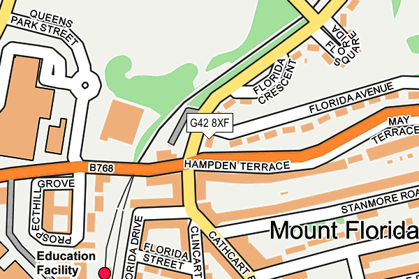 G42 8XF map - OS OpenMap – Local (Ordnance Survey) G42 8XF map - OS OpenMap – Local (Ordnance Survey)
