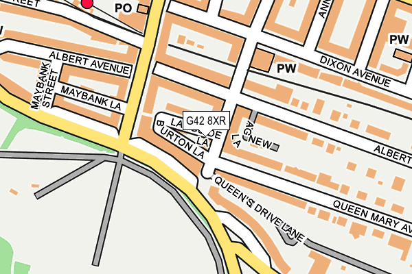 G42 8XR map - OS OpenMap – Local (Ordnance Survey) G42 8XR map - OS OpenMap – Local (Ordnance Survey)