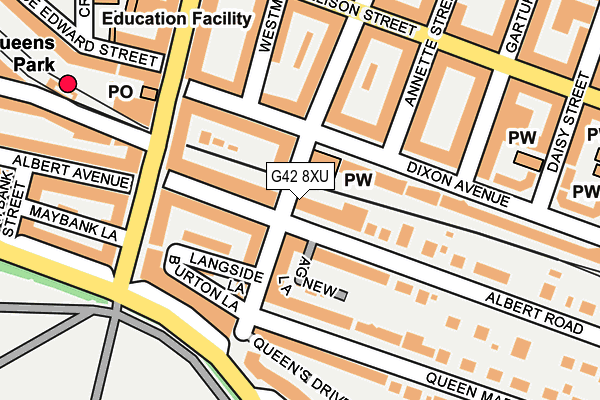 G42 8XU map - OS OpenMap – Local (Ordnance Survey) G42 8XU map - OS OpenMap – Local (Ordnance Survey)