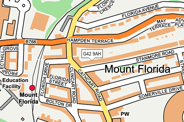 G42 9AH map - OS OpenMap – Local (Ordnance Survey) G42 9AH map - OS OpenMap – Local (Ordnance Survey)